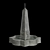 Campania Obelisk Fountain: Majestic Alpine Stone 3D model small image 9