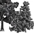 Alaska Cedar Trio: 3 Majestic Trees 3D model small image 3