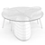 CB2 Ivory Dining Set: Contemporary Design 3D model small image 12