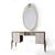 Elegant Ribbed Dressing Table 3D model small image 5