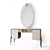 Elegant Ribbed Dressing Table 3D model small image 6