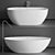 Luxurious Treesse Bathtub Set 3D model small image 6