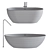 Luxurious Treesse Bathtub Set 3D model small image 7