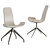 Cattelan Flamingo 2022 Cantilever: Elegant and Modern Chair 3D model small image 1