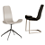 Cattelan Flamingo 2022 Cantilever: Elegant and Modern Chair 3D model small image 3