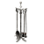 Fireplace Tool Set 3D model small image 1