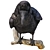 3D Crow Sculpture | 11,554 Polygons 3D model small image 2