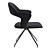 Modern Rotating Desk Armchair 3D model small image 2