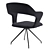 Modern Rotating Desk Armchair 3D model small image 3