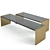 Elegant Baxter Trust Coffee Tables 3D model small image 5
