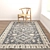 Versatile Set of 6 Designer Rugs 3D model small image 2