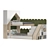 Modern Kids Furniture Set 08 3D model small image 2