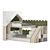 Modern Kids Furniture Set 08 3D model small image 4
