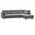 Siril Corner Kaza Do Sofa: Stunning Contemporary Design 3D model small image 3