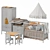 IKEA SUNDVIK Children's Furniture: 2 Colors, Timeless Style 3D model small image 2