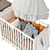 IKEA SUNDVIK Children's Furniture: 2 Colors, Timeless Style 3D model small image 4