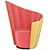 Sogood Jori Armchair: Stylish & Comfortable 3D model small image 5