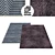 Modern Geometric Rug Set 3D model small image 1