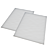 Neutral Cream Geometric Rug Set 3D model small image 2
