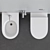 Senna WC & Bidet Set: Noorth Milldue Edition 3D model small image 4