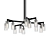 Elegant Charleroi Chandelier 122cm 3D model small image 1