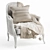 Kusk Desondo Chair: Stylish and Comfortable 3D model small image 1