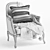 Kusk Desondo Chair: Stylish and Comfortable 3D model small image 7