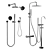 Smesiteli Bagnolux Steel Bathroom Faucet & Shower 3D model small image 6