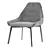 Alya SI1554: The Elegant Upholstered Chair 3D model small image 2