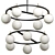 Alluria 6-Light Crystal Chandelier 3D model small image 1