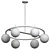 Alluria 6-Light Crystal Chandelier 3D model small image 3