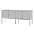 Modern Gray Wardrobe Combo 3D model small image 1