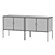 Modern Gray Wardrobe Combo 3D model small image 2