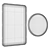 Orbis Luxe Rectangular Mirror 3D model small image 3