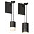Sleek and Simple Wall Suspenders 3D model small image 1