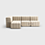 Modular Sofa System Curt: 15 Modules 3D model small image 6