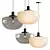 Elegant Bank Pendant Lamp 3D model small image 1