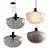 Elegant Bank Pendant Lamp 3D model small image 3