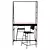Compact and Stylish Dining Set 3D model small image 1