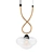 Elegant Yolanda Pendant Light 3D model small image 1