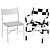 Wicker Ariake Chair: Stylish and Versatile 3D model small image 4