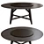 Elegant Controvento Low Table 3D model small image 1