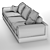 Title: Flexform Big Bob Sofa 3D model small image 4