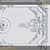 Elegant Ceiling Composition GR-6014R 3D model small image 2