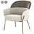 Wam Armchair: Comfortable Elegance by Bross 3D model small image 1