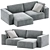 Ebi Corner Sofa 3D model small image 1