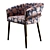 Elegant Aminta Armchair 3D model small image 1