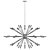 Marnell 36: Modern Sputnik Chandelier 3D model small image 2