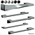 6 Materials Door Handles: Versatile, Durable, Stylish 3D model small image 4