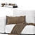 Elegant Westside 3-Seat Modular Sofa 3D model small image 3